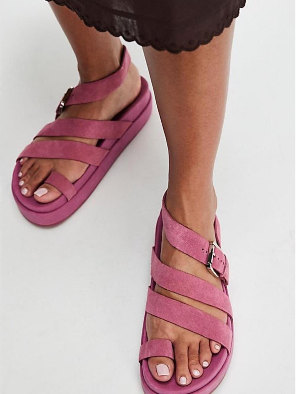 Jeffrey Campbell Getaway Footbed Sandals